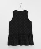 [BAONHAUS] Havet Dot Shirring Layered Midi One Piece