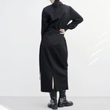 [NONCODE] Muren Wrap Shirt One Piece