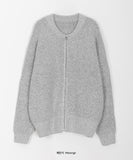 [unisex] Kosor Two-Way Knit Zip-Up Over Cardigan