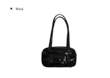 Densi Pocket Stitch Square Shoulder Bag