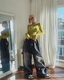 Poco Carpenter Washing Balloon Denim Pants
