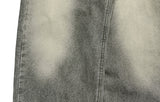 Renpi washed wide denim pants