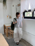 Hinbo Summer Check Roll-up Short Sleeve Shirt