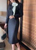 Eve Tweed H-Line Skirt