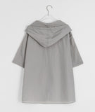 [unisex] Melter Summer Nylon Hood Short Sleeve Shirt