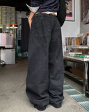 No-pin curved cut cotton balloon pants