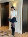 Merbo Tweed A-Line Short Pants