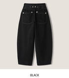 Machi Adjust Stitch Cotton Balloon Pants