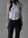 Bunny Collar Halter Top