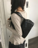 Conden Stud Shoulder Bag