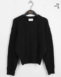 Mitchell Deep Cable Round Knit
