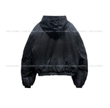 Cassis Toggle Washed Hooded Padding