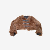 Literhan buckle fur jacket