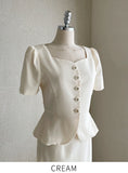 Clive Tweed Short Sleeve Short Jacket