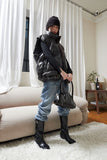 rider leather middle boots