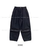 Raon Dart Non-Fade Balloon Denim Pants