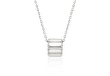 Iceblock Silver Necklace