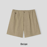 Luan Linen D-Ring Bermuda Shorts