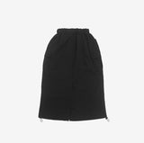 Poron string back slit pocket skirt