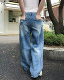 Nippen Damaged Wide Denim Pants