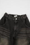 Kilcar half banding cargo denim pants