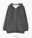 Runda Brushed Basic Hood Zip-up