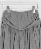 Haromi Shirring Ribbed Banding Skirt Pants