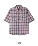 Labia pocket check shirt