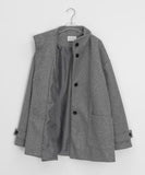 Bennoa High Neck Wool Half Coat