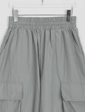 [unisex] Domo nylon string banding parachute cargo pants