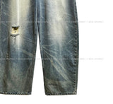 Tinta brush damage balloon denim pants