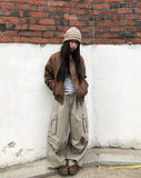 Brock Suede Two-Way Blouson Jacket