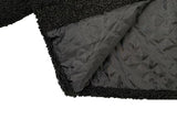 Anju Fur Collar Quilted Short Jacket