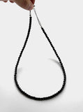 Black Beads Necklace