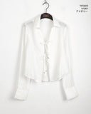 Bolden Balletcore Strap Shirt Blouse