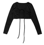 Ningning Bolero Top Sleeveless Set