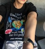 Upside Down Kitty Short Sleeve T-shirt