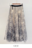 Deor Thuwal Banding Double Tulle Skirt