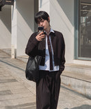 Novil Deep Pintuck Slacks