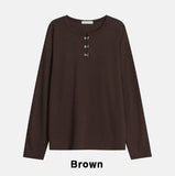 Rocky Hook Henley Neck Long Sleeve T-Shirt