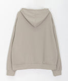 [unisex] Noto knit hooded zip-up cardigan