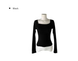 Puol Tension Slim Off-Shoulder T-Shirt