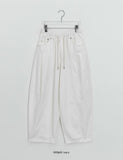 Kehilta Rivet Cotton Banding Balloon Wide Pants