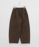 [Unisex] Posins Cotton Banding Balloon Wide Pants