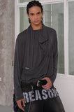 Drape Scarf T-shirt