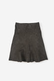 Moss garment washed skirt