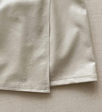 Aven Leather Wrap Mini Skirt