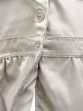 Trench Button Crop Short Sleeve Shirt Jacket