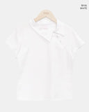 Bartin Pique Unbalanced Point Short Sleeve T-shirt