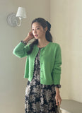 Seti Ruffle Knit Cardigan